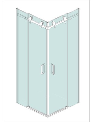 Frameless shower enclosures